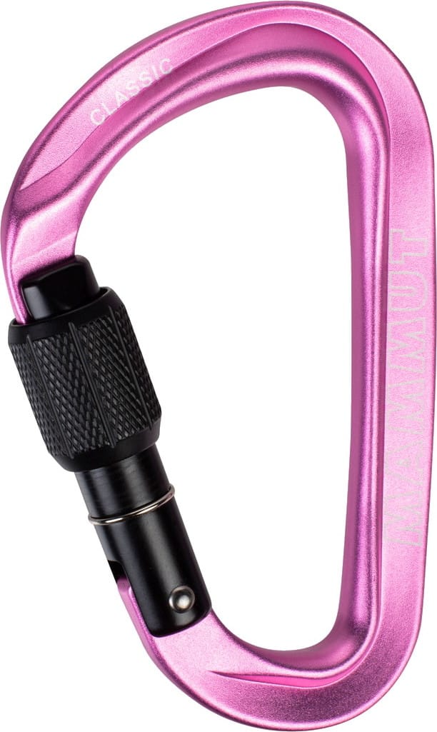 Mammut Classic HMS Screwgate Carabiner Pink Mammut Mammut Classic HMS Screwgate Carabiner Pink Mammut
