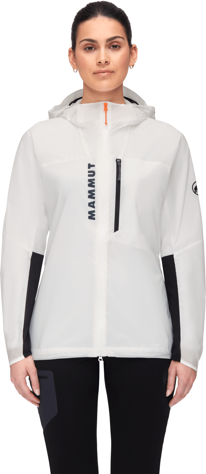 Mammut Women's Aenergy WB Hooded Jacket White-Black Mammut