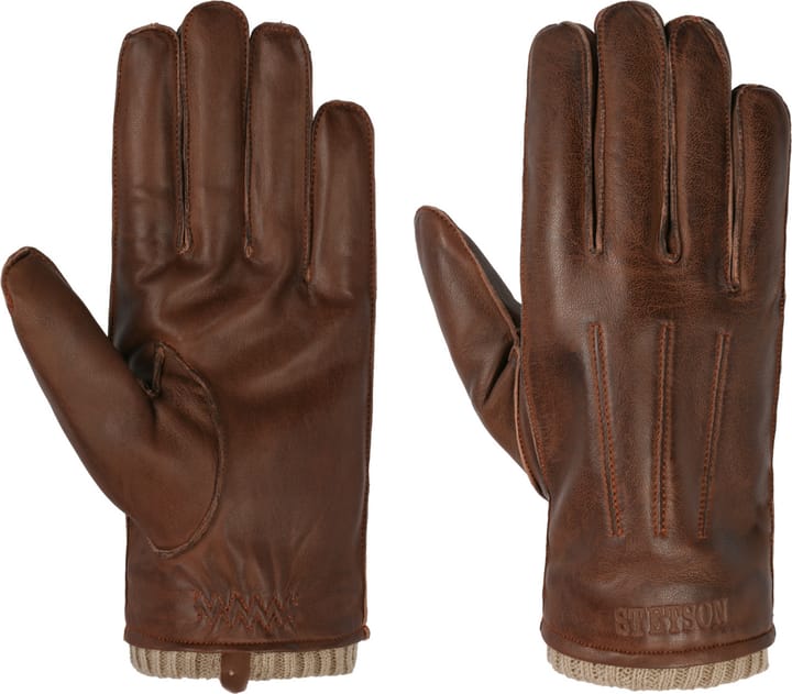 Stetson Men's Gloves Sheepskin 61/Brown Stetson