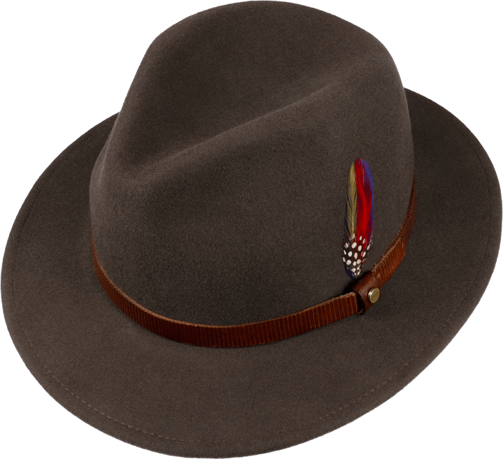 Stetson Manton Traveller Wool Felt Hat Brown Stetson