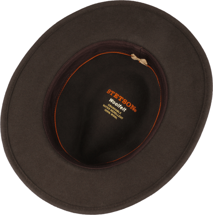 Stetson Manton Traveller Wool Felt Hat Brown Stetson