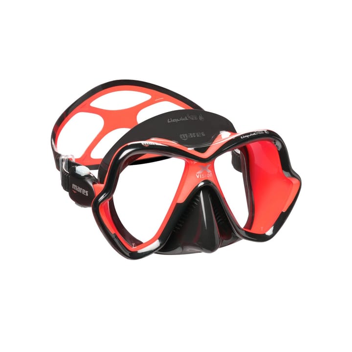 Mares Mask X-Vision Ultra Liquidskin Red/Black Adult Mares