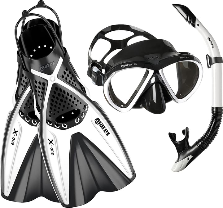 Mares X-One Marea Set Snorkeling White Mares