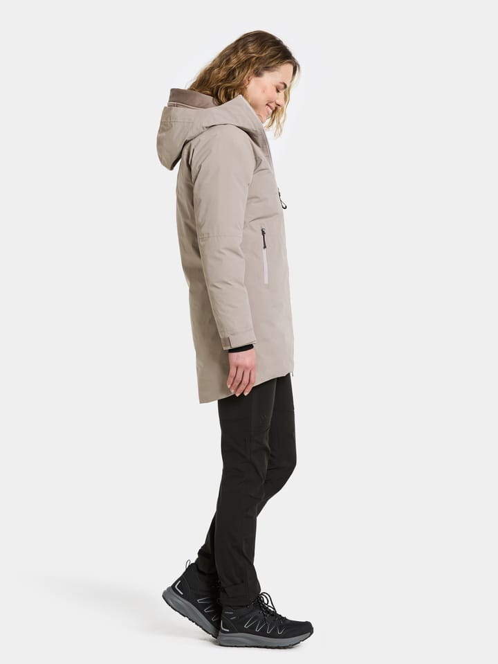 Didriksons Women's Marget Parka Ash Brown Didriksons Didriksons Women's Marget Parka Ash Brown Didriksons