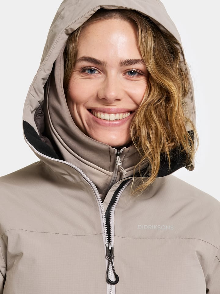 Didriksons Women's Marget Parka Ash Brown Didriksons Didriksons Women's Marget Parka Ash Brown Didriksons