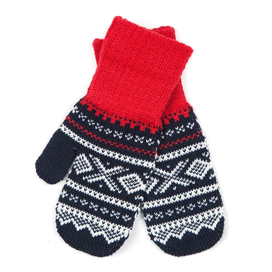 Kids' Woolmix Mittens NAVY