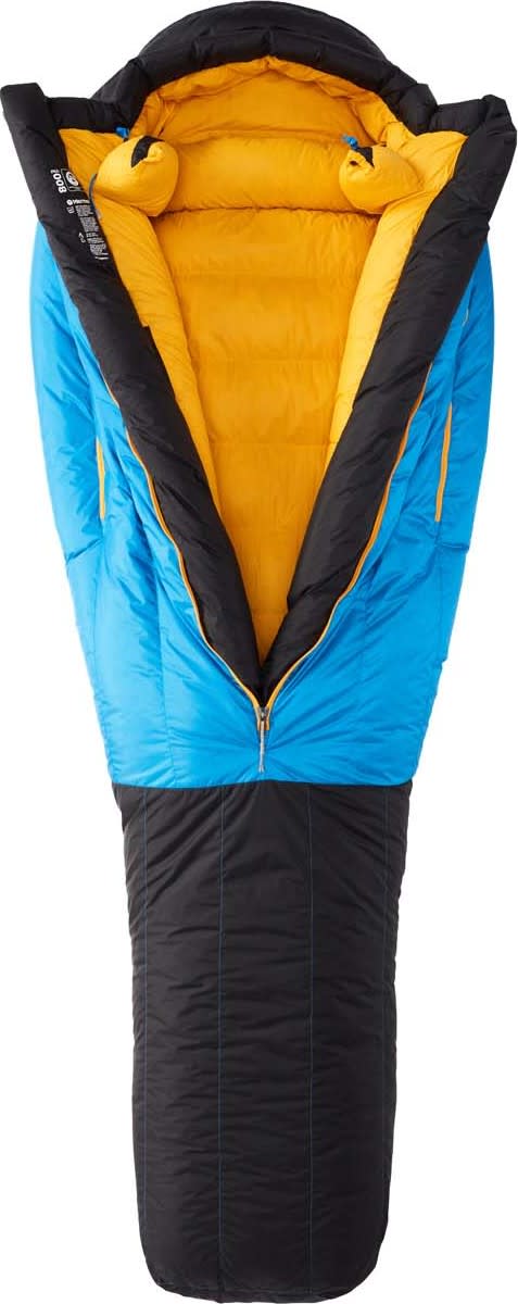 Down sleeping bag example