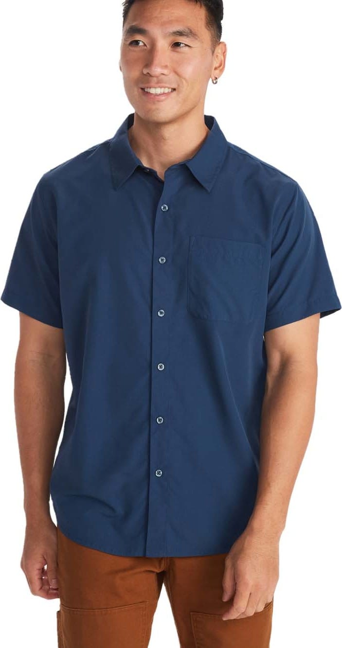 Men's Aerobora Short Sleeve Arctic Navy Marmot