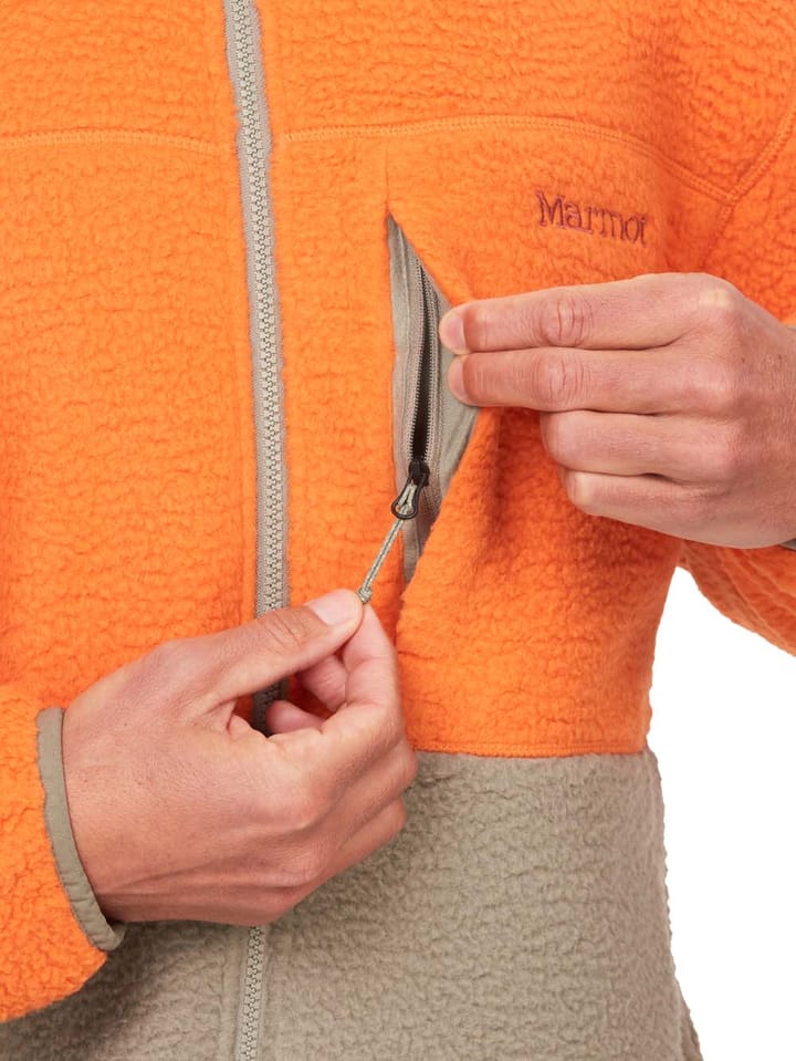 Marmot Men's Aros Fleece Jacket Tangelo/Vetiver Marmot Marmot Men's Aros Fleece Jacket Tangelo/Vetiver Marmot