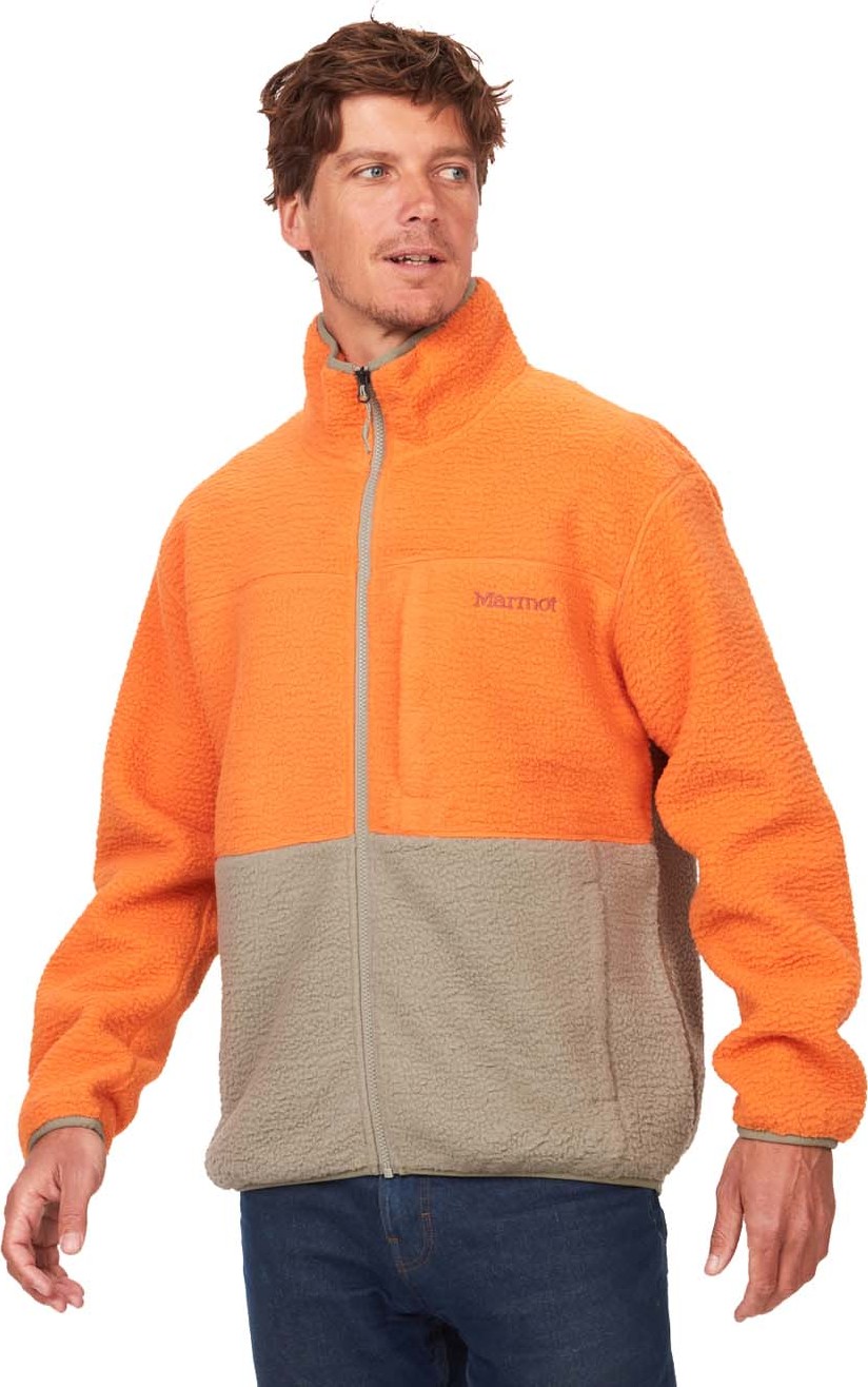 Men’s Aros Fleece Jacket Tangelo/Vetiver