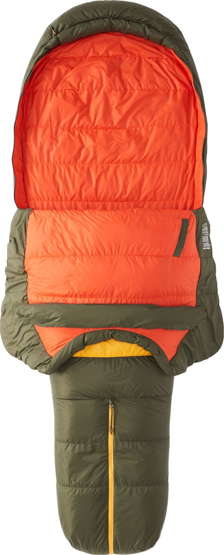 Marmot Men's Never Winter - Long Nori/Red Sun Marmot