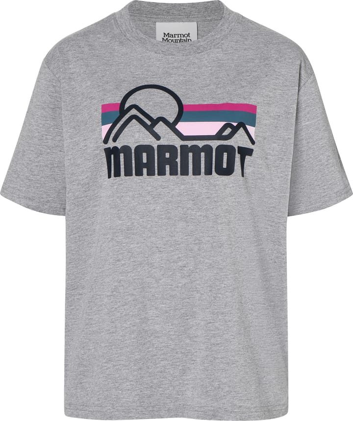 Women's Coastal Tee Short Sleeve Grey Heather Marmot