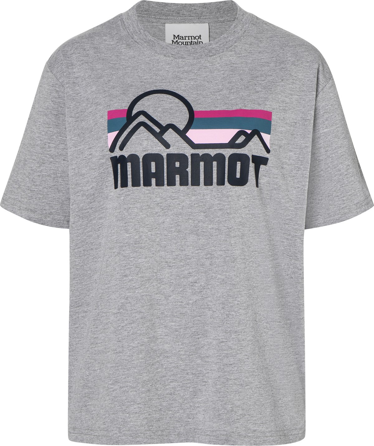 Marmot Women's Coastal Tee Short Sleeve Grey Heather