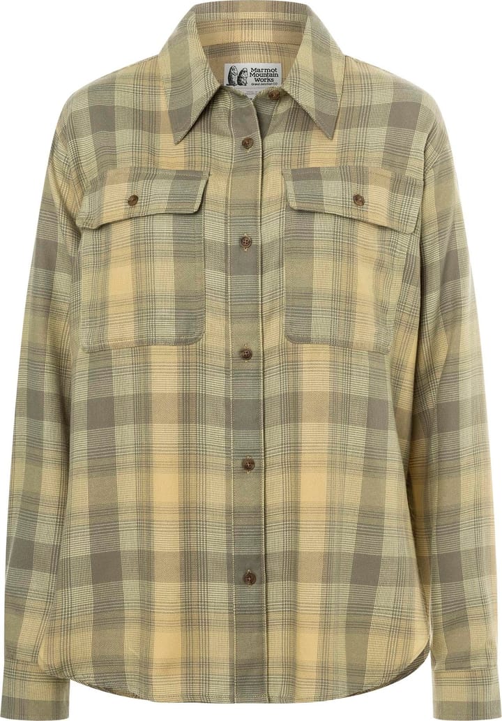 Women's Fairfax Light Weight Boyfriend Flannel Wheat Marmot