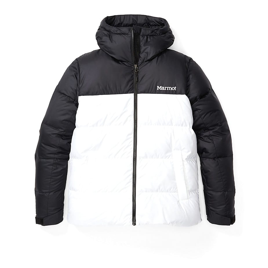 Women's Guides Down Hoody White/Black