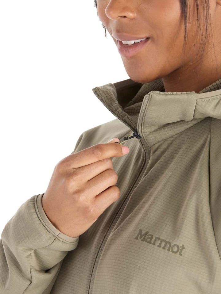 Marmot Women's  Lectone Fleece Hoody Grey Marmot
