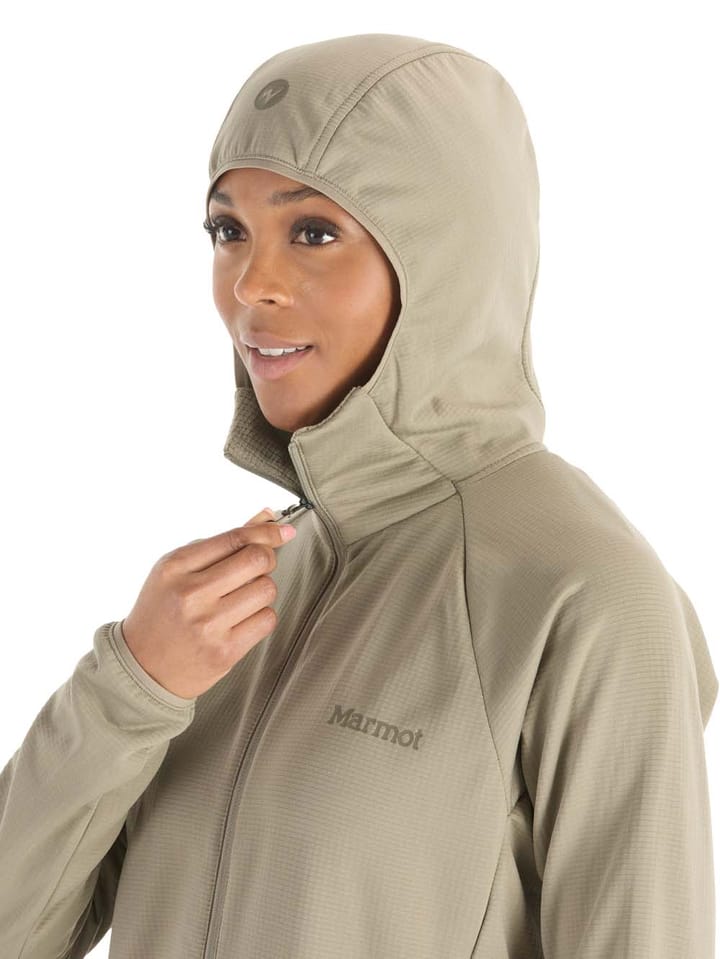 Marmot Women's  Lectone Fleece Hoody Grey Marmot