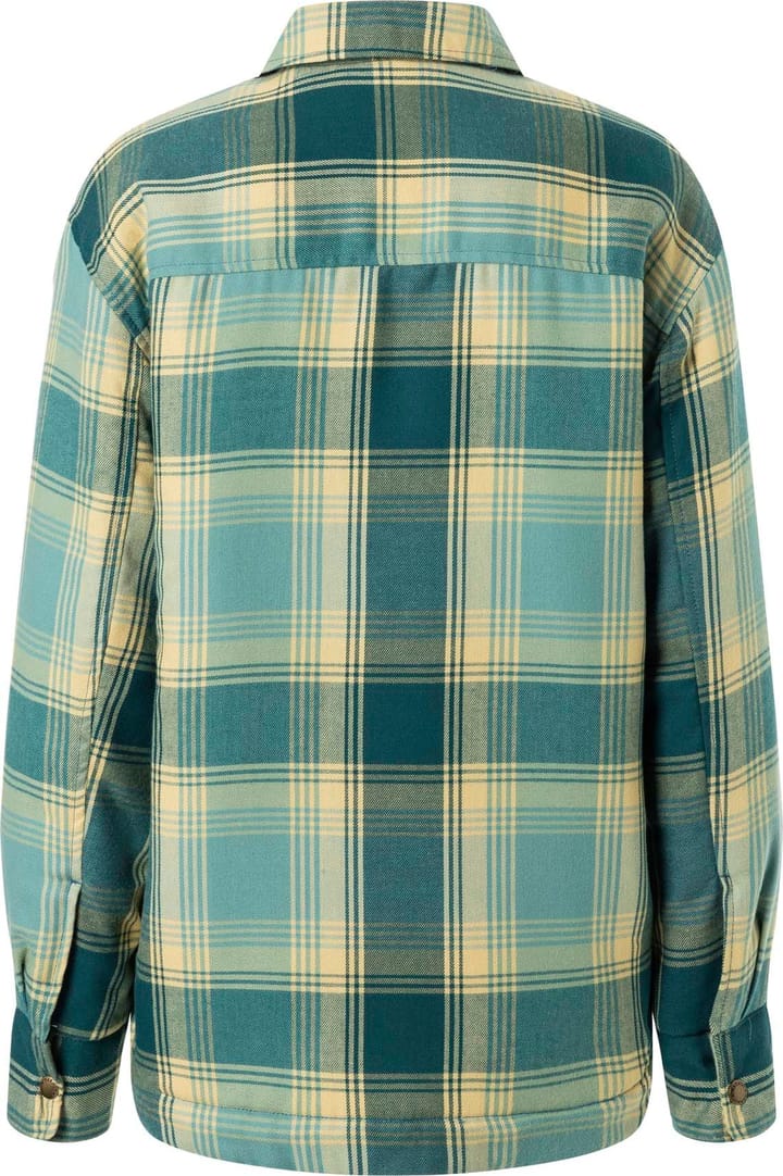 Women's Ridgefield Sherpa Lined Flannel Jacket Blue Agave Marmot