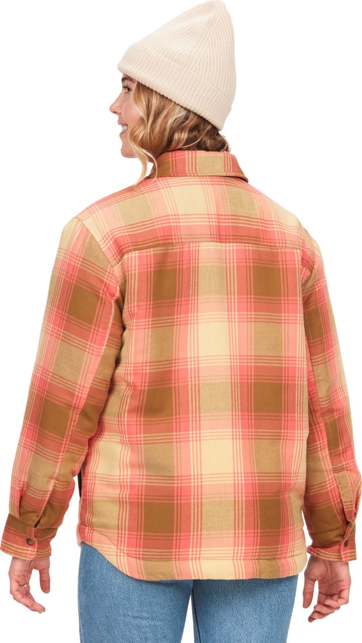 Women's Ridgefield Sherpa Lined Flannel Jacket Grapefruit Marmot