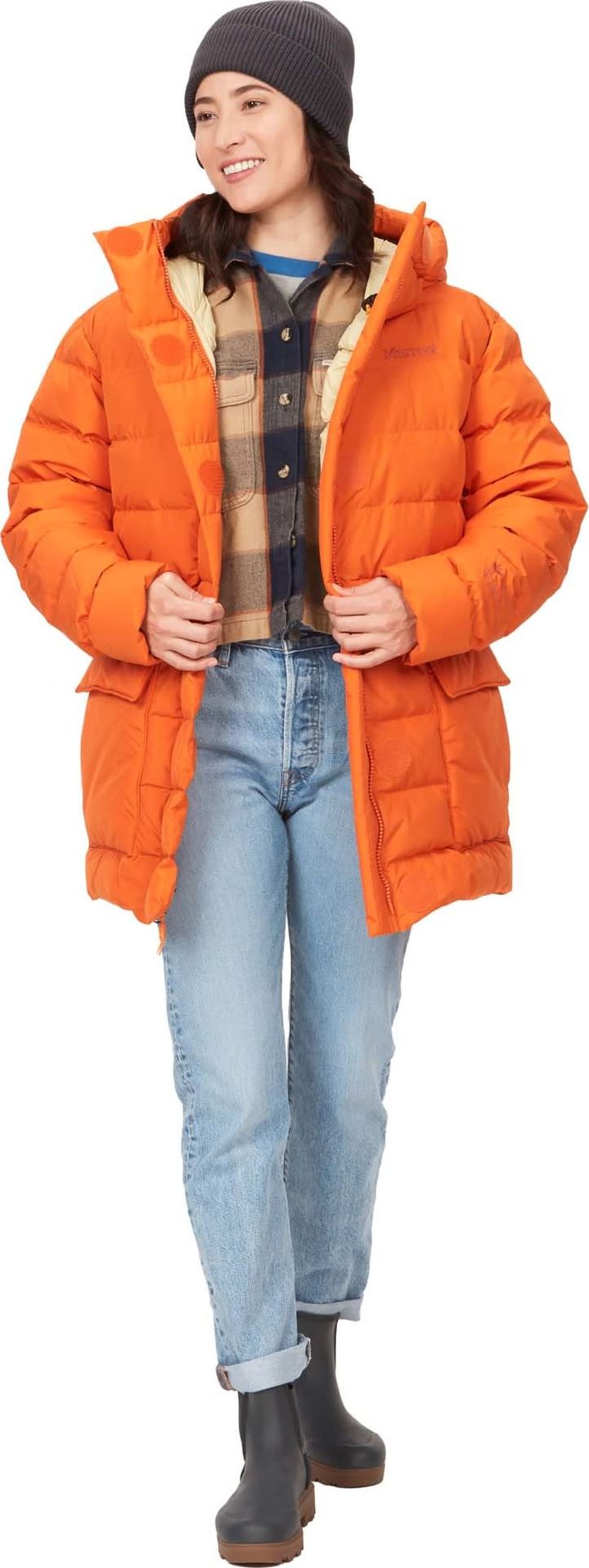 Marmot Women's Warmcube Gore-Tex Golden Mantle Jacket Tangelo Marmot