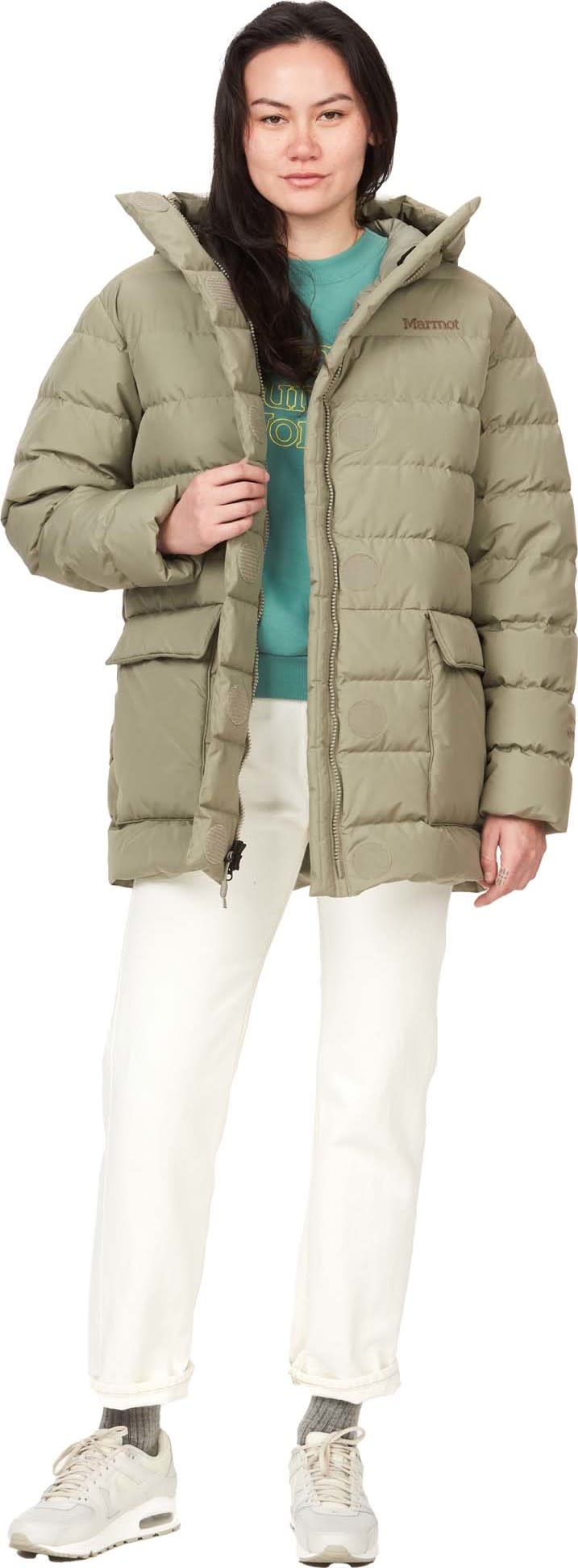 Marmot Women's Warmcube Gore-Tex Golden Mantle Jacket Vetiver Marmot