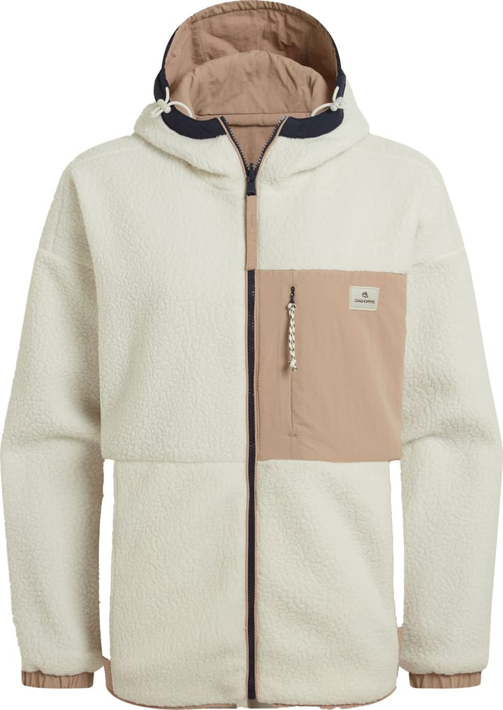 Craghoppers Women's Longlands Reversible Hooded Jacket Ecru / Warm Beige Craghoppers
