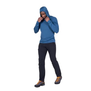 Mountain Equipment Glace Hooded Mens Top Admiral Blue Mountain Equipment