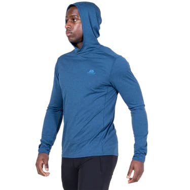 Mountain Equipment Glace Hooded Mens Top Admiral Blue Mountain Equipment