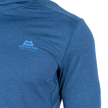 Mountain Equipment Glace Hooded Mens Top Admiral Blue Mountain Equipment