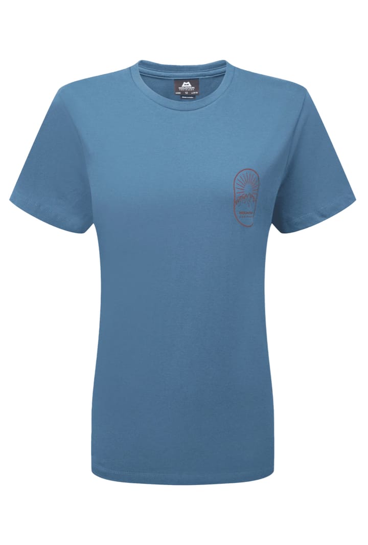 Mountain Equipment Alpenglow Wmns Tee Stellar Blue Mountain Equipment