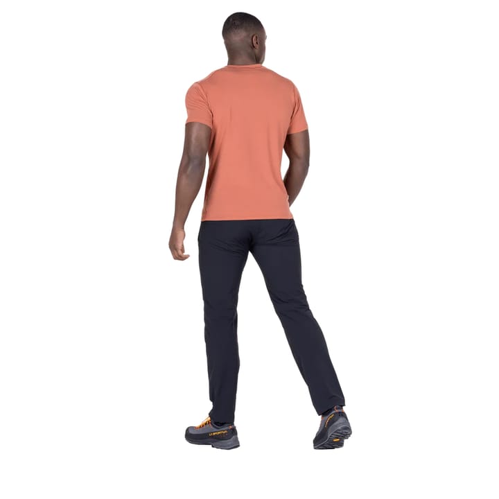 Mountain Equipment Headpoint Emblem Mens Tee Etruscan Red Mountain Equipment