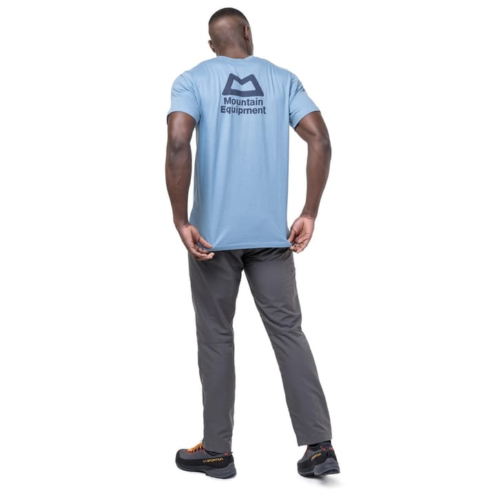 Mountain Equipment Everest Mens Tee Heritage Blue Mountain Equipment