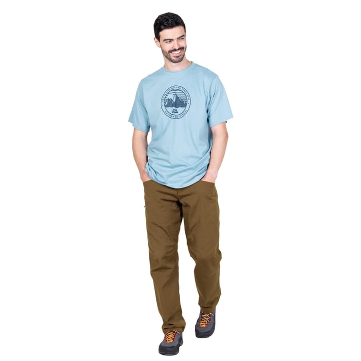 Mountain Equipment Roundel Mens Tee Heritage Blue Mountain Equipment
