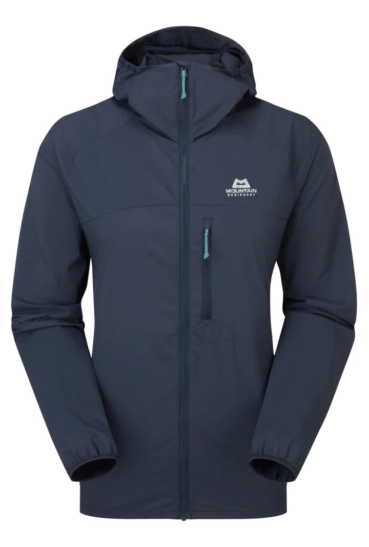 Mountain Equipment Aerofoil Hooded Wmns Jacket Blue Nights Mountain Equipment