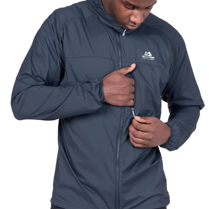 Mountain Equipment Aerofoil Hooded Mens Jacket Blue Nights Mountain Equipment