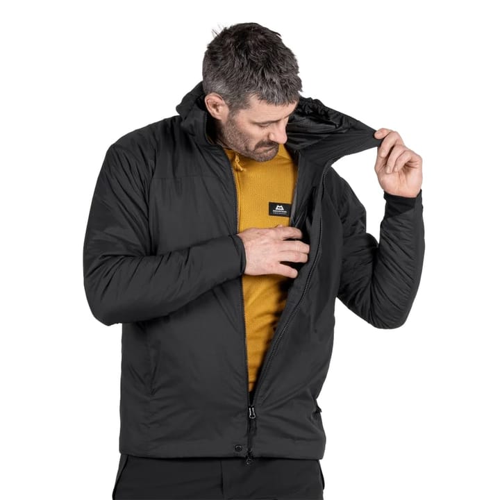 Mountain Equipment Intra Hooded Mens Jacket Black Mountain Equipment