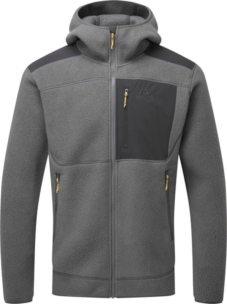 Mountain Equipment Highpile Hooded Mens Jacket Anvil Grey/black