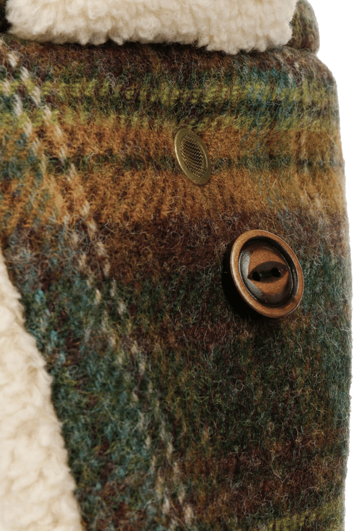 Stetson Checked Bomber Aviator Hat Green/Dark Orange Stetson