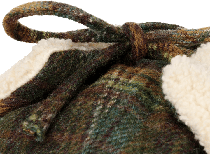 Stetson Checked Bomber Aviator Hat Green/Dark Orange Stetson