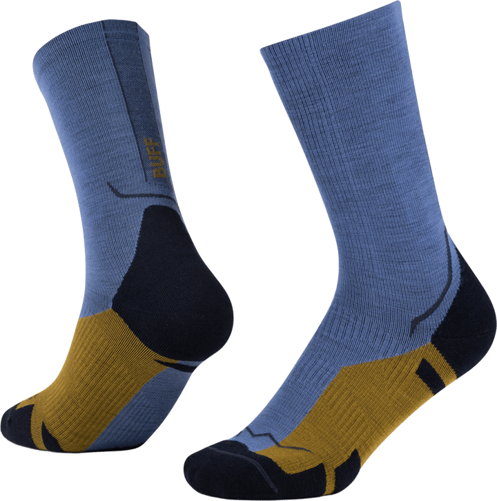 Buff Merino LW Wool Crew Blue Buff