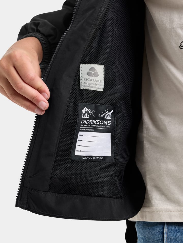 Didriksons Kids' Meliss Jacket 2 Black Didriksons
