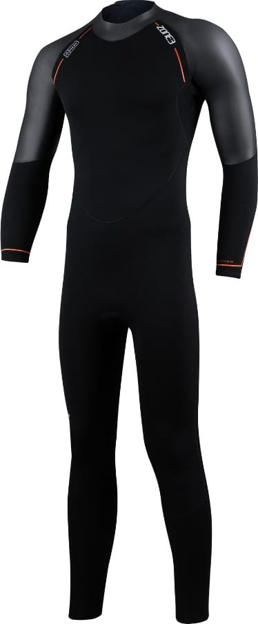 Zone3 Men'SsActive-Flex Wetsuit Black/orange Zone3