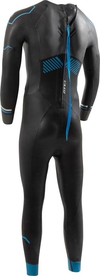 Zone3 Mens' Advance Wetsuit Black/Blue Zone3