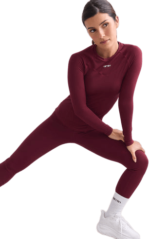 Aim'n Women´s Soft Basic Long Sleeve Merlot Aim'n