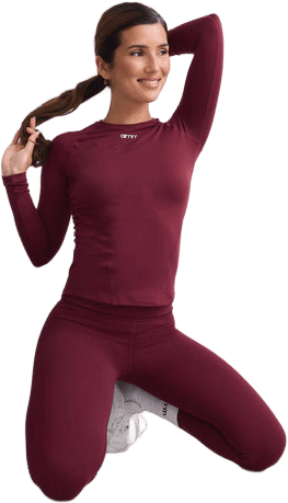 Aim'n Women´s Soft Basic Long Sleeve Merlot Aim'n