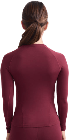 Aim'n Women´s Soft Basic Long Sleeve Merlot Aim'n