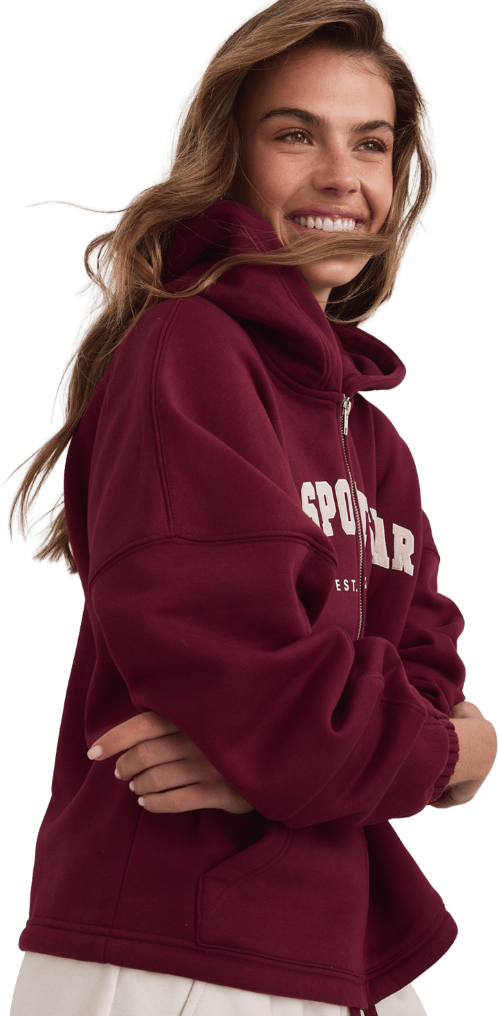 Aim'n Women´s Varsity Sweat Zip Hood Merlot Aim'n