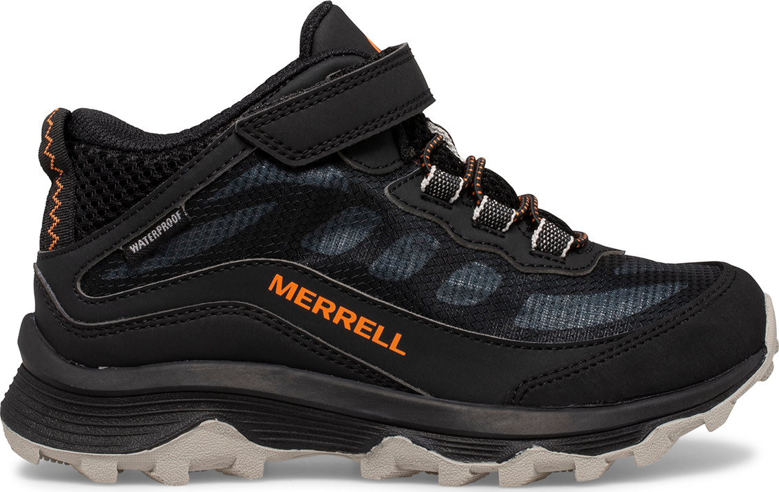 Merrell Kids’ Moab Speed Mid A/C Waterproof Black