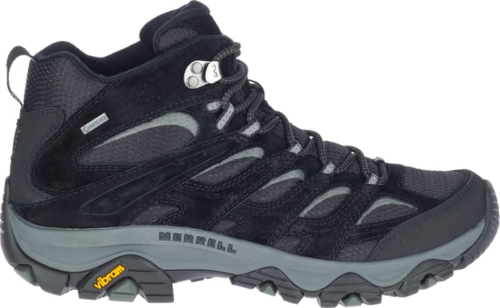 Merrell Men's Moab 3 Mid Gore-Tex Black/Grey Merrell