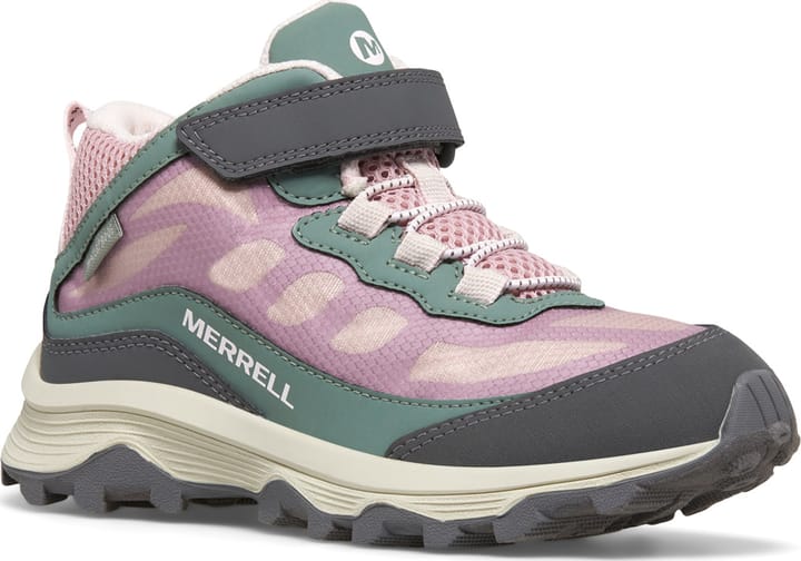 Kids' Moab Speed Mid A/C Waterproof Dusty Pink/Olive Merrell